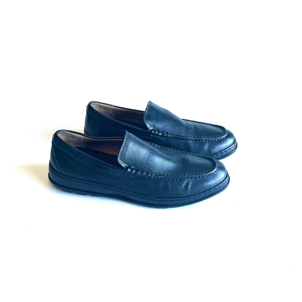 Cole Haan Men's Black Genuine Leather Rubber Outsole Loafers size 10.5